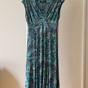 Jones New York Blue/Green Dress